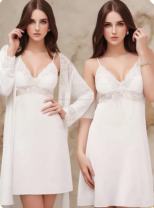 Elegant Serenity Nightgown Set