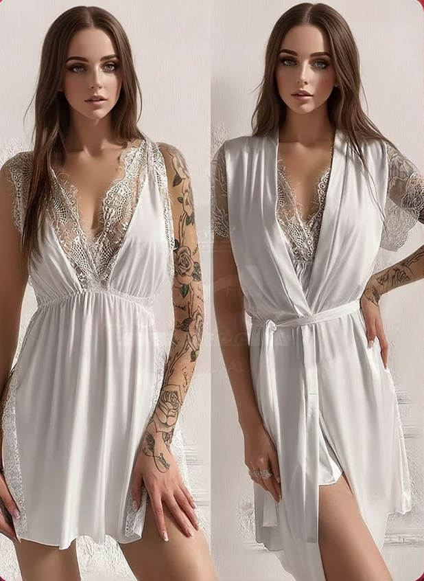 Moonlit Lace Sleepwear Set